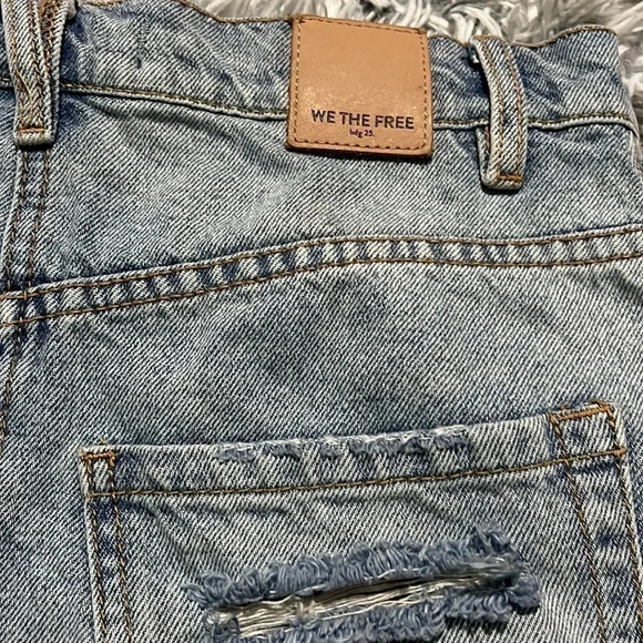 WE the free denim skirt size 25 - Picture 12 of 14
